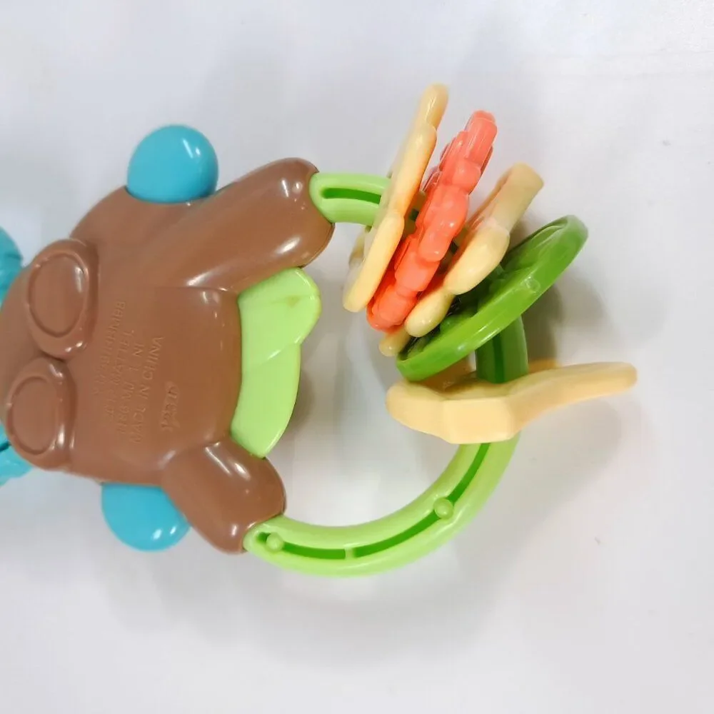Fisher Price Monkey & bananas baby Rattle Teether My Little SnugaMonkey baby toy